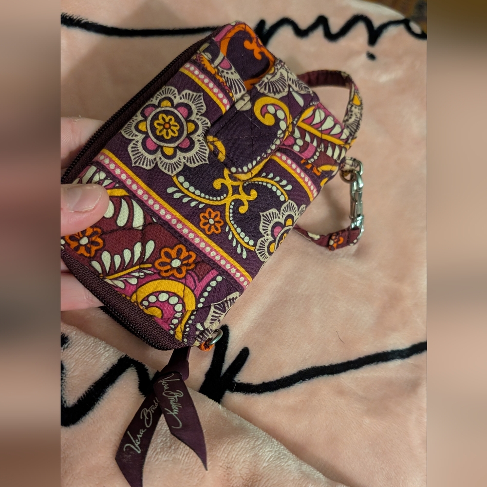 Vera Bradley Multicolor Wristlet  Safari Sunset Patchwork